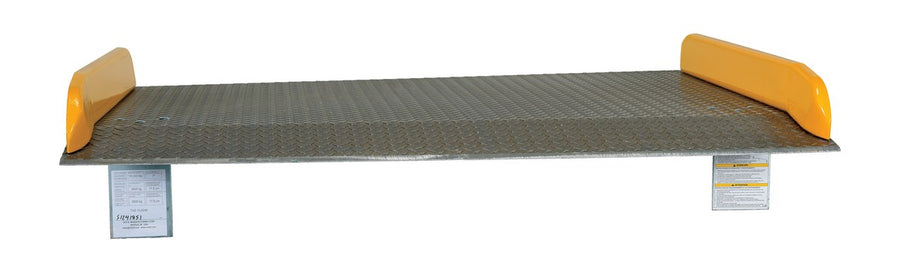 60" x 48" Aluminum Dockboard w/ Steel Curbs & 15,000-lbs Capacity