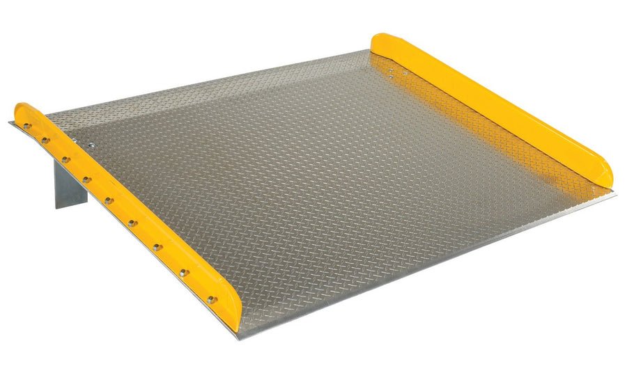 72" x 60" Aluminum Dockboard w/ Steel Curbs & 15,000-lbs Capacity