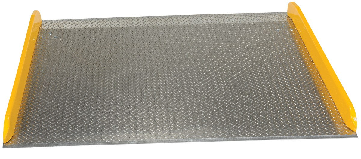 72" x 60" Aluminum Dockboard w/ Steel Curbs & 15,000-lbs Capacity