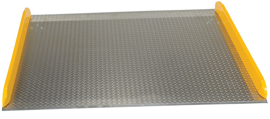 72" x 60" Aluminum Dockboard w/ Steel Curbs & 15,000-lbs Capacity