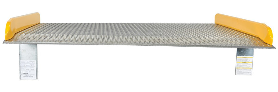 72" x 60" Aluminum Dockboard w/ Steel Curbs & 15,000-lbs Capacity