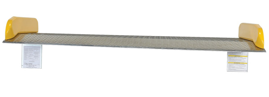 60" x 36" Aluminum Dockboard w/ Steel Curbs & 20,000-lbs Capacity