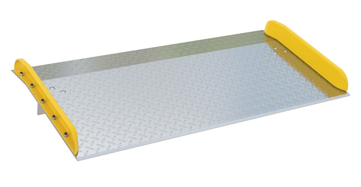 72" x 36" Aluminum Dockboard w/ Steel Curbs & 20,000-lbs Capacity