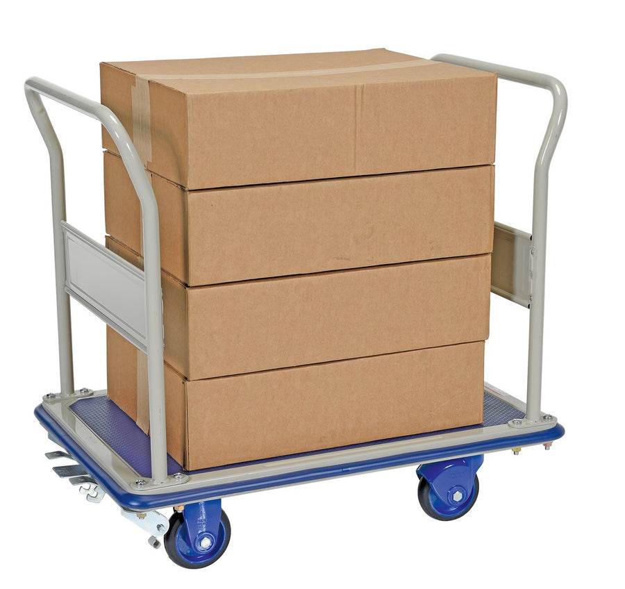 STEEL TRUCK DUAL HANDLES 24X29 BRAKE