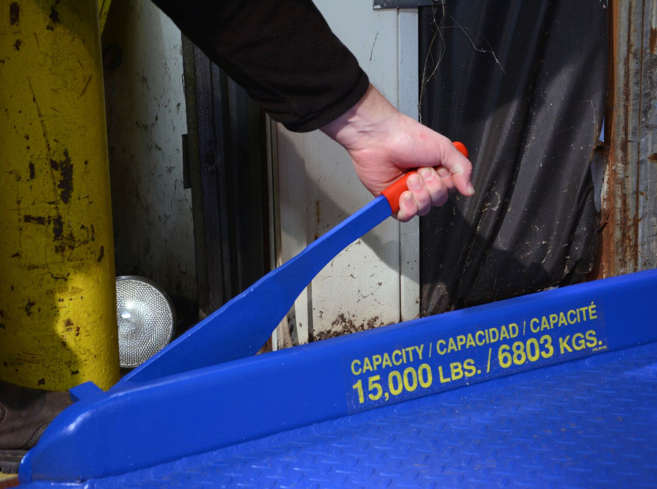 Steel Truck Dockboard 60" x 60" x 15.375", 15,000 lbs Capacity