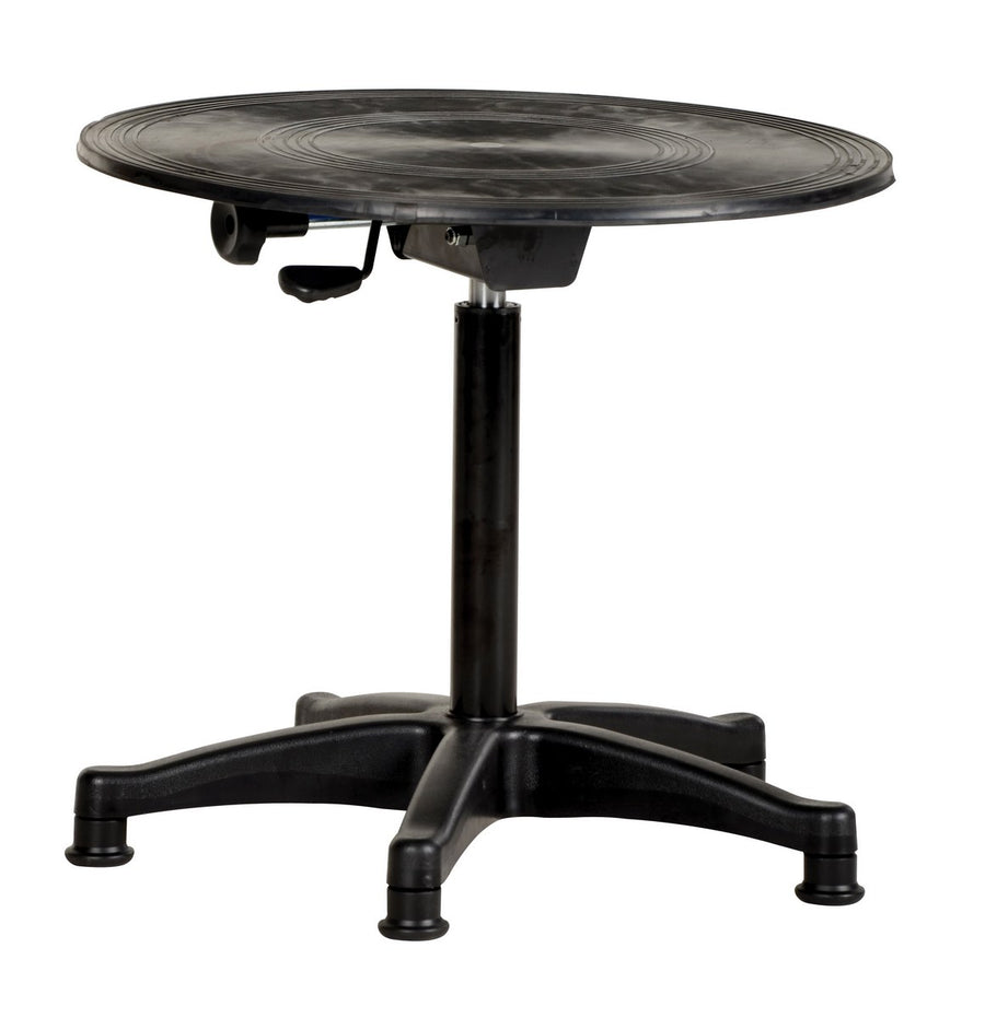 TURNTABLE 24 IN DIA 20 TO 30 IN H 2 TIER - Model TT-N-24-CPED