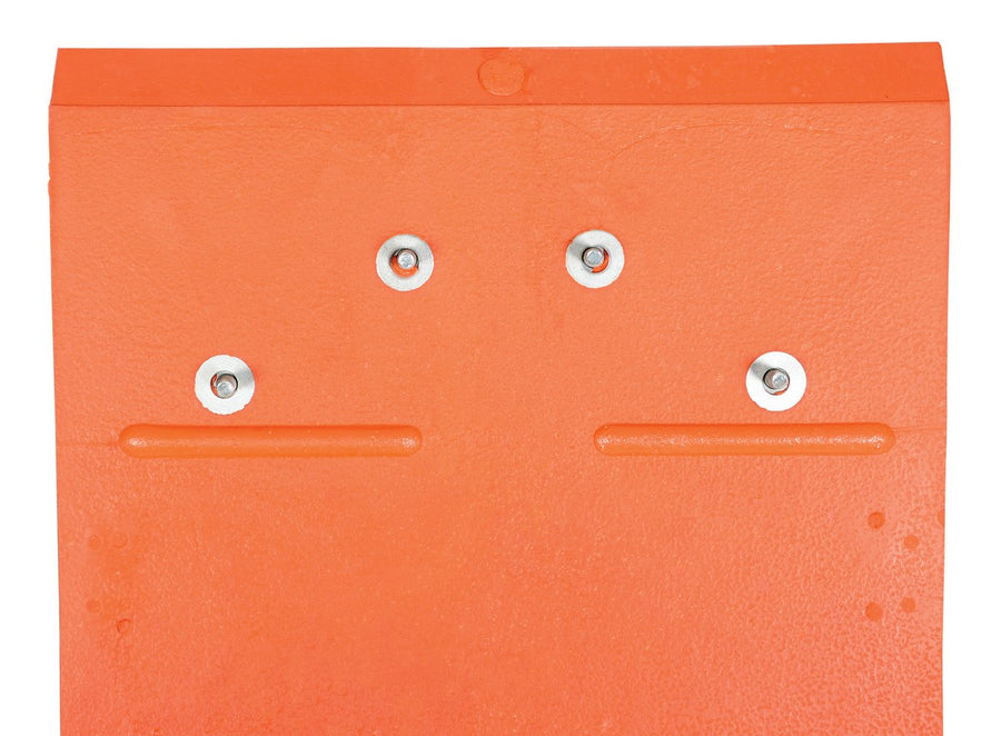 JUMBO URETHANE WHEEL CHOCK W/STEEL STUDS