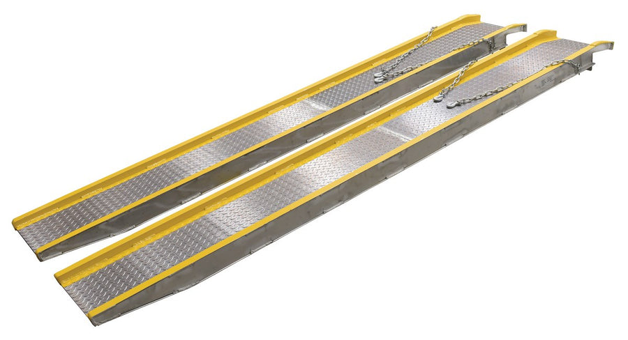 10'L Portable Aluminum Twin Vehicle Ramp