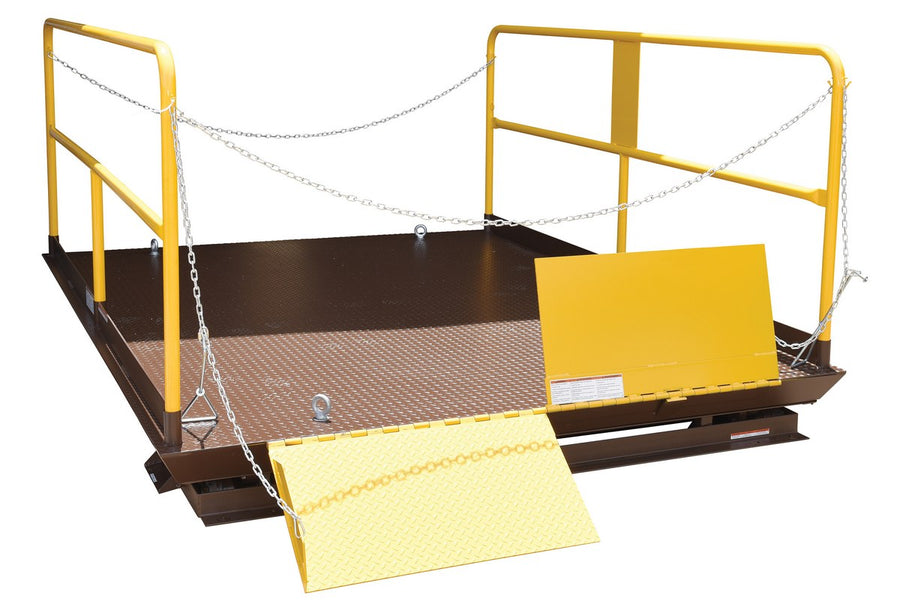 96" x 120" Electric-Hydraulic Scissor Dock w/ 6,000-lbs Capacity