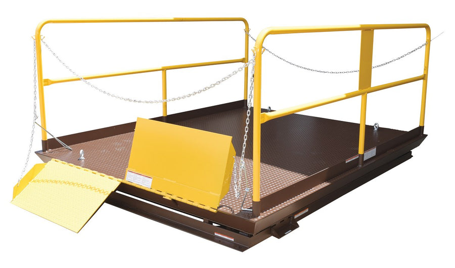 96" x 120" Electric-Hydraulic Scissor Dock w/ 6,000-lbs Capacity