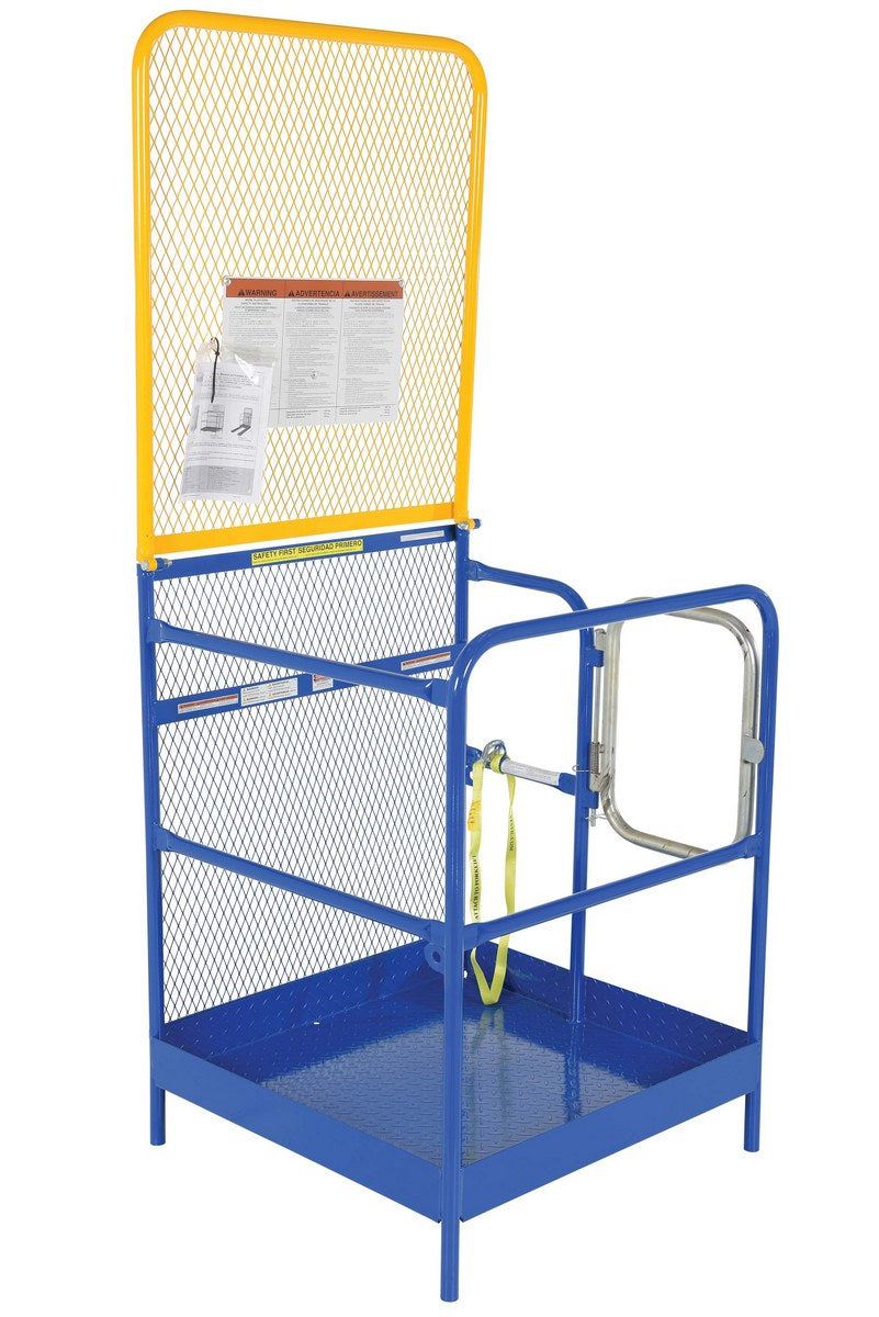 Work Platform W/ 84" High Backing