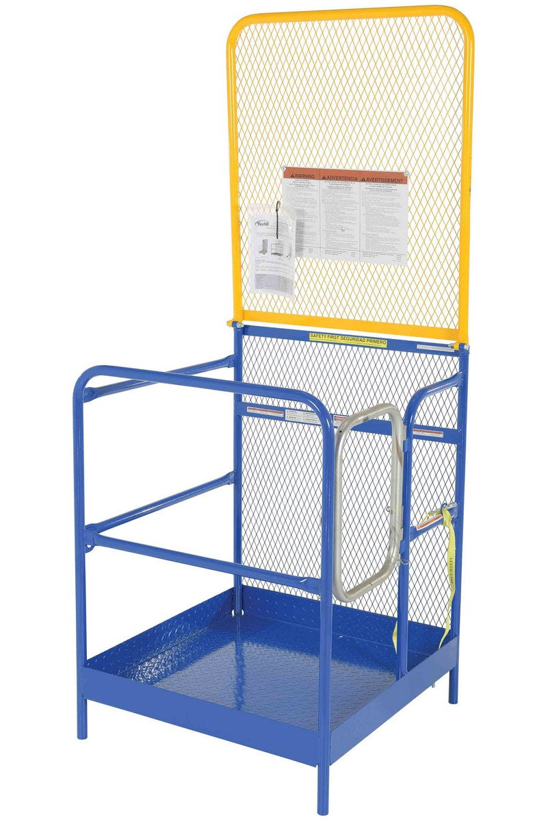 Work Platform W/ 84" High Backing