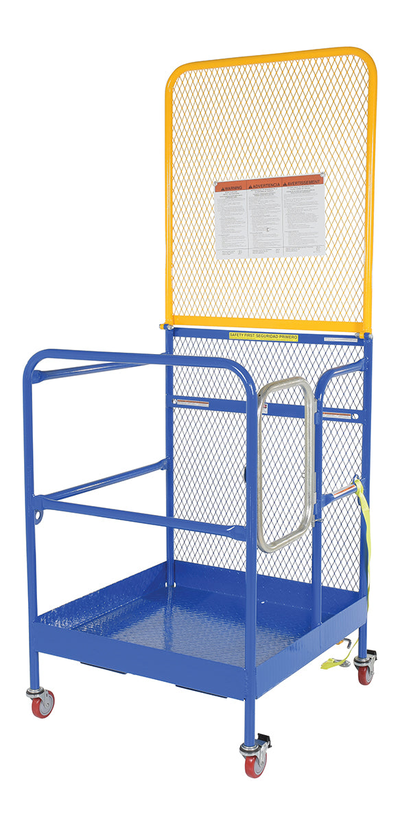 WORK PLATFORM 84 IN BACK CASTERS 36X36 - Model WP3636CA84B