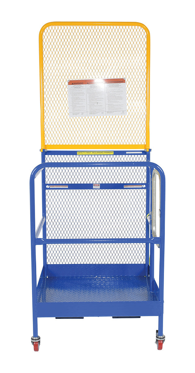 WORK PLATFORM 84 IN BACK CASTERS 36X36 - Model WP3636CA84B