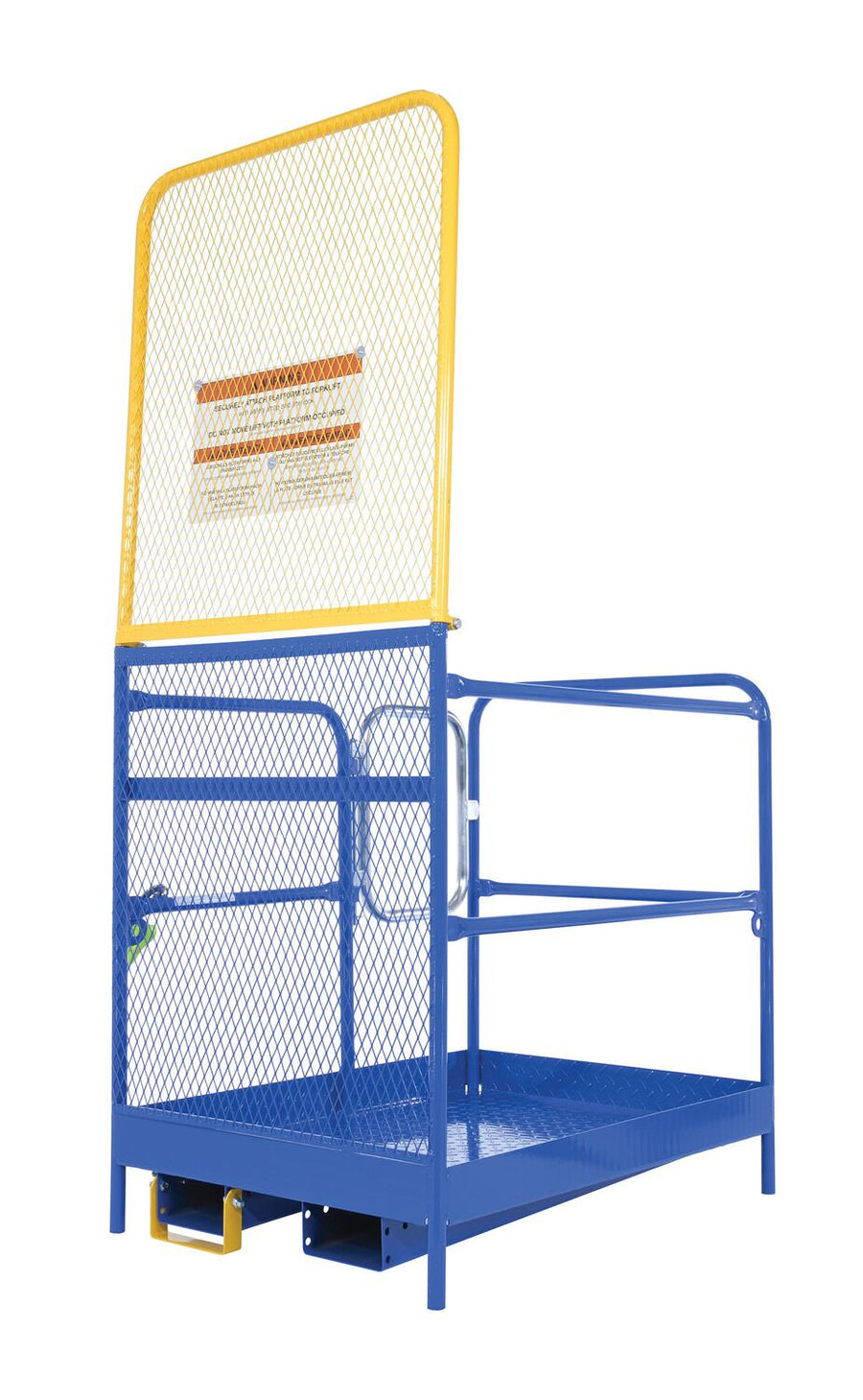 Work Platform, 48" x 36", 84" High Backing