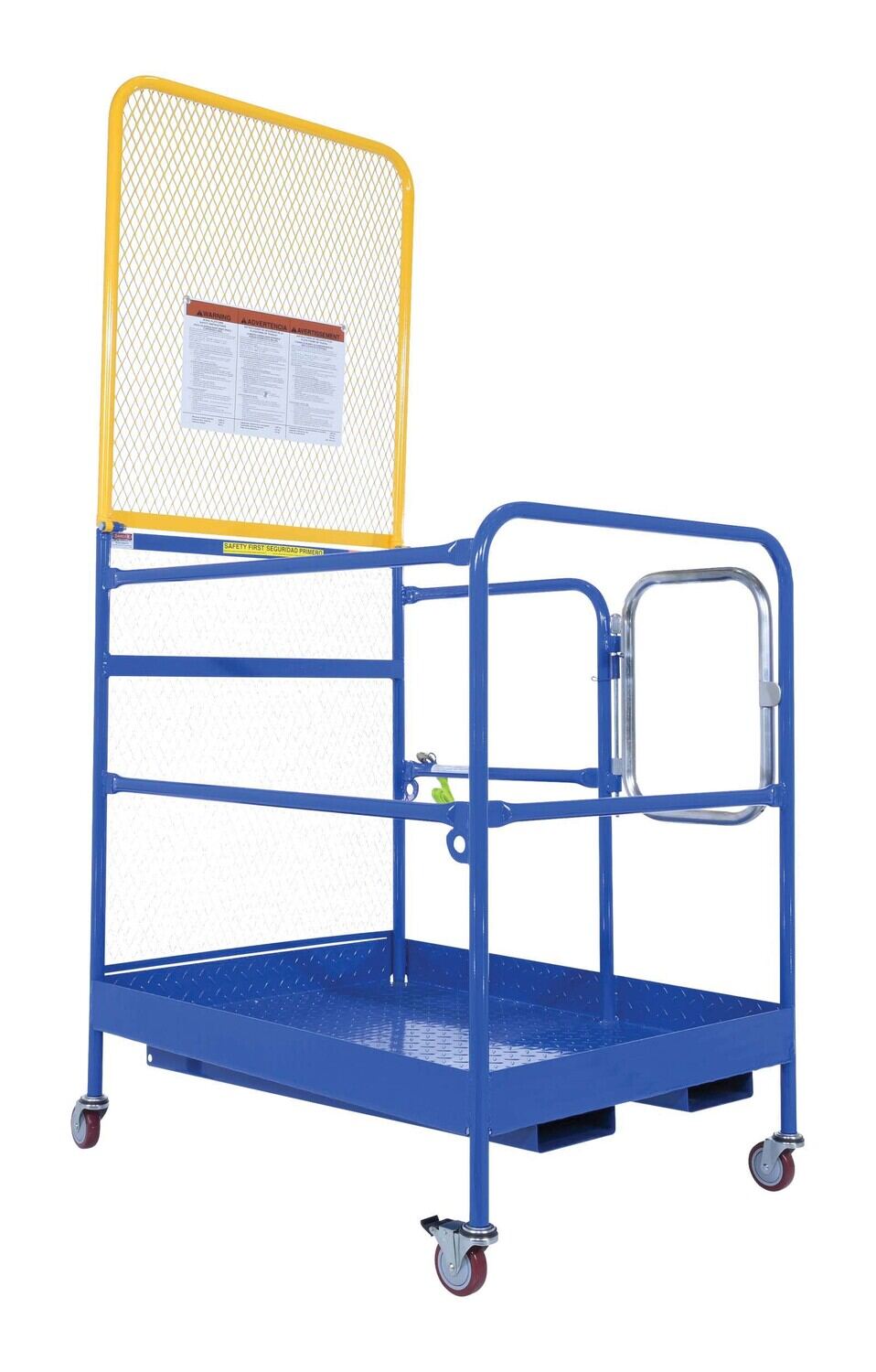 WORK PLATFORM 84 IN BACK CASTERS 36X48 - Model WP3648CA84B