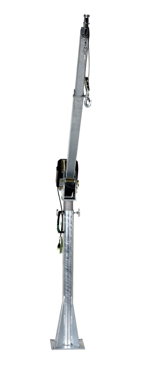 AC POWERED JIB CRANE 2K 4-7 FT BOOM GALV - Model WTJ204ACGAL