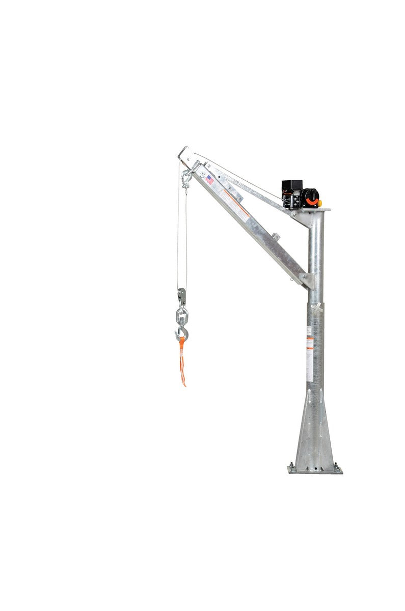 DC POWER JIB CRANE 1.5K 66 IN BOOM GALV - Model WTJE153DCGAL