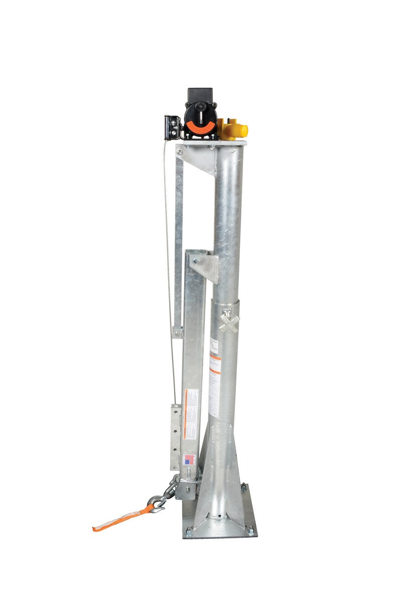 DC POWER JIB CRANE 1.5K 66 IN BOOM GALV - Model WTJE153DCGAL