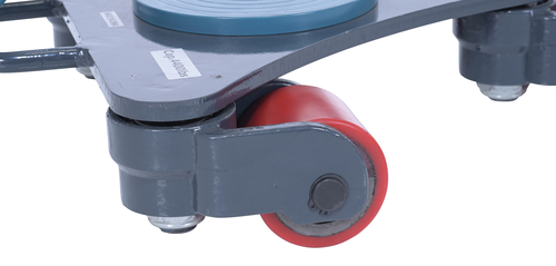 Steel Multi Direction Machinery Skate 15 In. Length x 13 In. Width x 4-7/16 In. Height 4,400 Lb. Capacity Blue and Gray