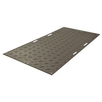 Thumbnail for 4' x 8' AlturnaMAT® Ground Protection Mat with Hand Holes, 120 Ton Capacity, Black - AM48HH8