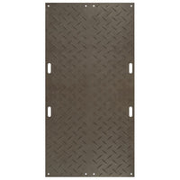 Thumbnail for 4' x 8' AlturnaMAT® Ground Protection Mat with Hand Holes, 120 Ton Capacity, Black - AM48HH8