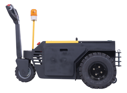 Steel Heavy Duty Electric Powered Tugger 12,000 Lb. Pulling Capacity Yellow