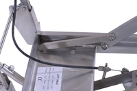 Thumbnail for Stainless Steel Scissor Cart 17-3/4 In. x 27-5/8 In. 300 Lb. Capacity Silver