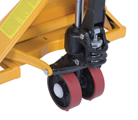 Thumbnail for Steel Economy Pallet Truck Hand and Foot Release 62 In. x 29 In. x 48 In. 4,400 Lb. Capacity Yellow