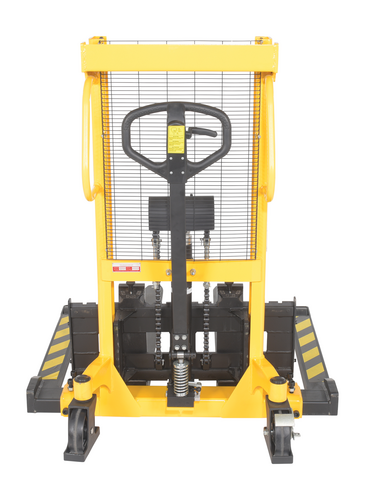 Stacker Manual Pump 3 - 35 In. 2,000 Lb. Capacity Black / Yellow