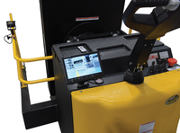 Thumbnail for Steel Portable Pallet Inverter 40 In. to 88 In Fork Opening 3000 Lb. Capacity Yellow/Black