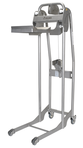 Stainless Steel Manual Load Stacker 220 Lb. Capacity Silver