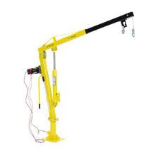Thumbnail for Steel DC Powered Winch Truck Jib Crane 500 Lb. Extended Capacity Yellow