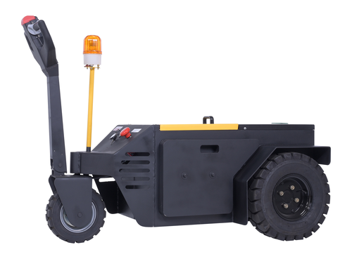 Steel Heavy Duty Electric Powered Tugger 12,000 Lb. Pulling Capacity Yellow