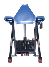 Thumbnail for Steel DC Powered Tote Lift Photo Eye 62-1/4 In. x 29 In. x 51-1/4 In. 3000 Lb. Capacity Blue