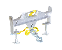 Thumbnail for Steel Double Swivel Hoist Optioning Hook 2 In x 23-3/16 In x 14-1/2 In 4000 Lb. Capacity Silver