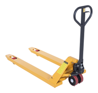 Thumbnail for Steel Economy Pallet Truck Hand and Foot Release 62 In. x 29 In. x 48 In. 4,400 Lb. Capacity Yellow