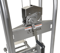 Thumbnail for Stainless Steel Manual Load Stacker 220 Lb. Capacity Silver