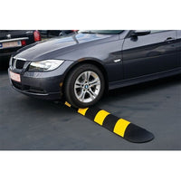 Thumbnail for 4 ft Easy Rider® Speed Bump, Recycled Rubber, Yellow/Black - GNRS2411YB