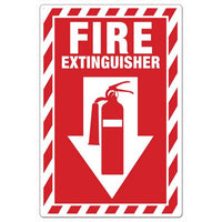 Thumbnail for ZING Safety Sign, FIRE EXT, 10X7- Model 1887G
