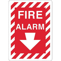 Thumbnail for ZING Safety Sign, FIRE ALARM, 10X7- Model 1891G