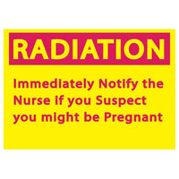 Thumbnail for ZING Safety Sign, RADIATION, 7X10- Model 1932S