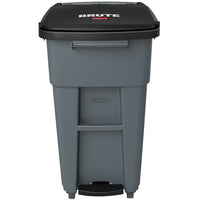 Thumbnail for Rubbermaid® Brute® Step-On Rollout w/ Casters, Gray, 1/Each