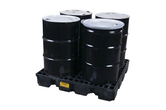4-Drum Containment Platform Black