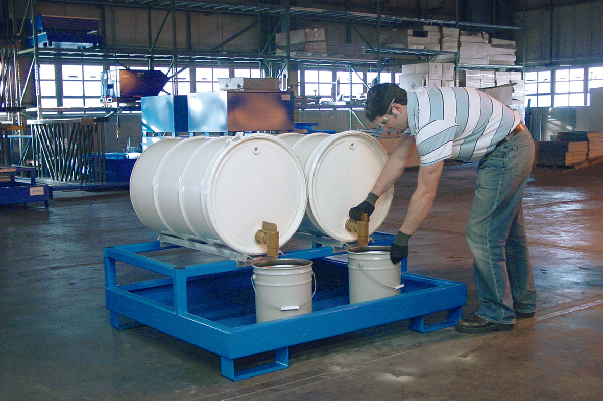 2-Drum Steel Dispensing Pallet