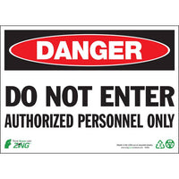 Thumbnail for ZING Eco Safety Sign, Danger, 10X14- Model 2094A