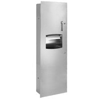 Thumbnail for Bradley Recessed 10.5 Gallon Stainless Steel Towel/Waste Unit