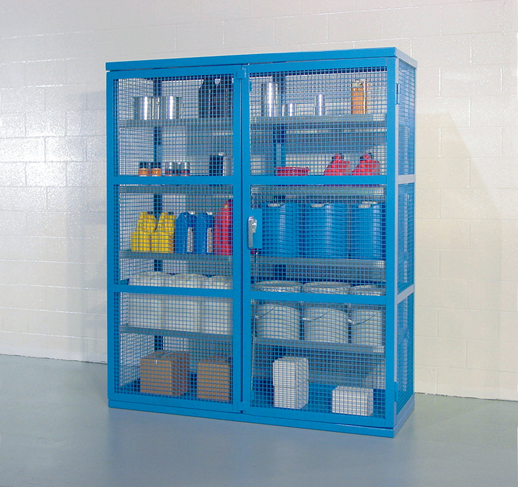 24" Caged Containment Shelving