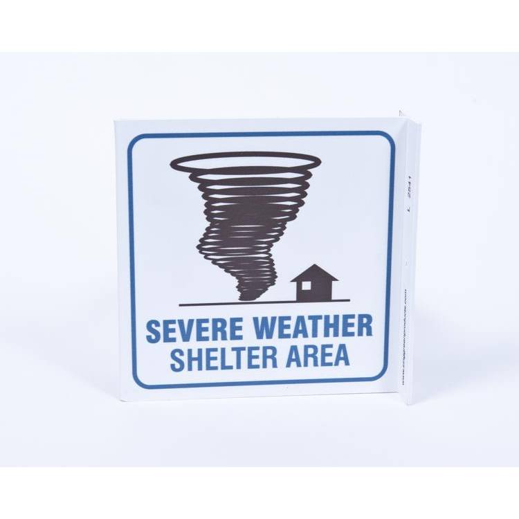 ZING Eco Safety L Sign, 7X7- Model 2541
