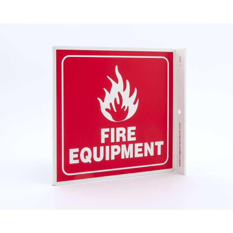 ZING Eco Safety L Sign, 7X7- Model 2557